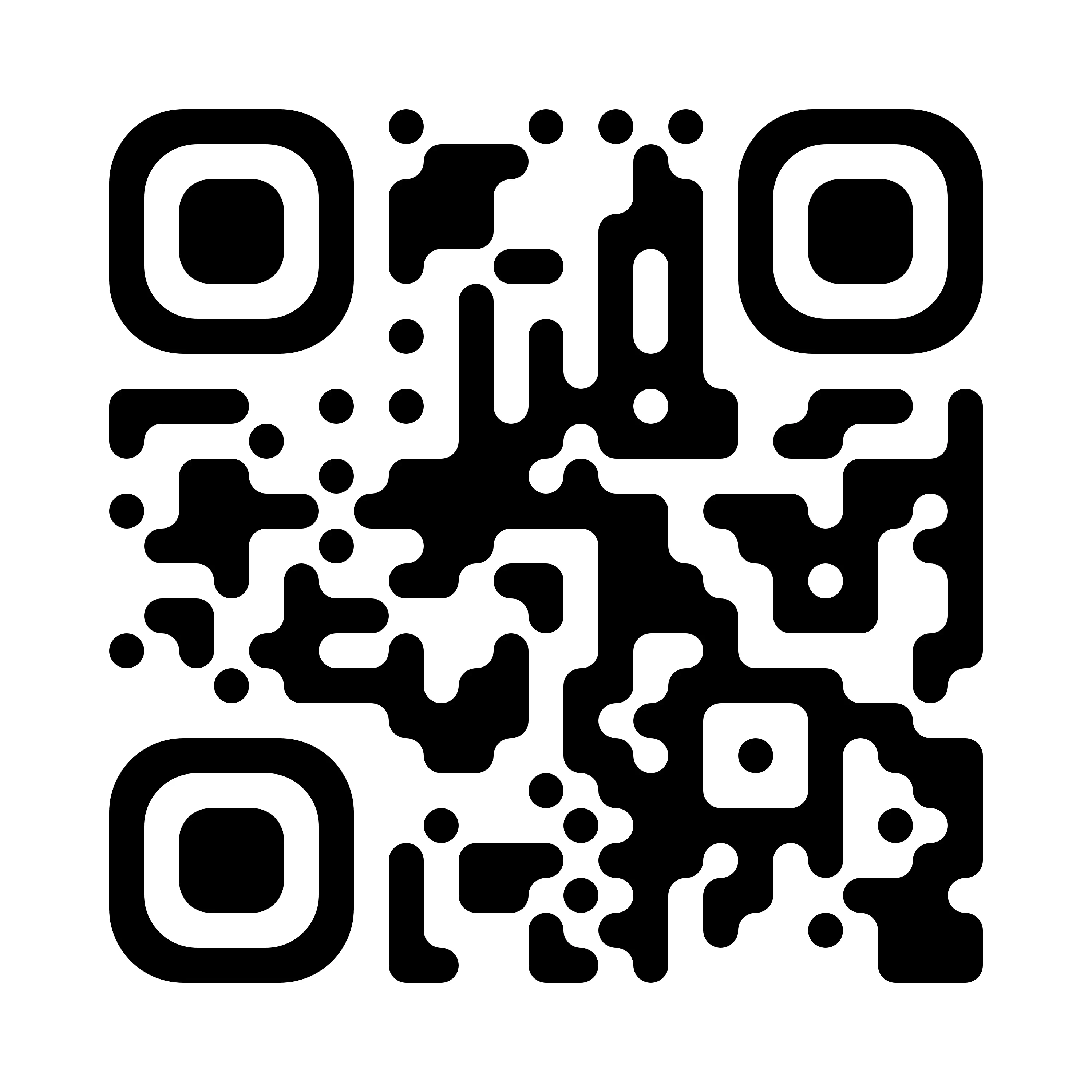 QR Code for resume shared by Bruce Wayne
